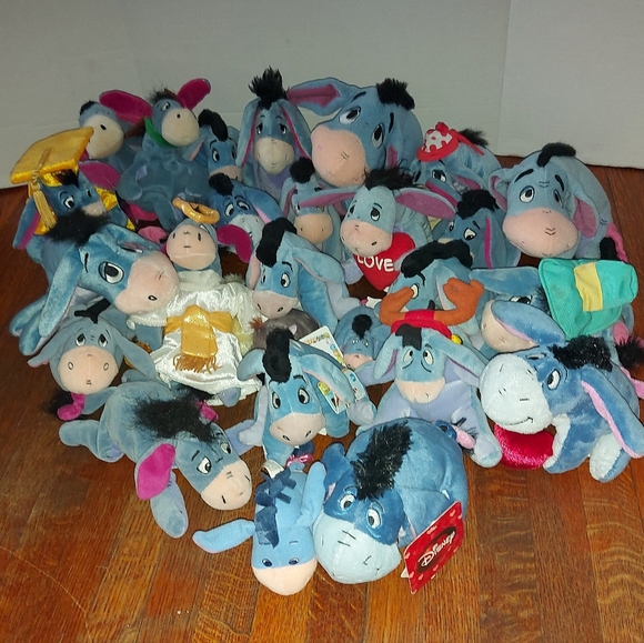 EEYORE Plush Collection  25 stuffed animal Eeyore donkey from Winnie The Pooh - Picture 6 of 6